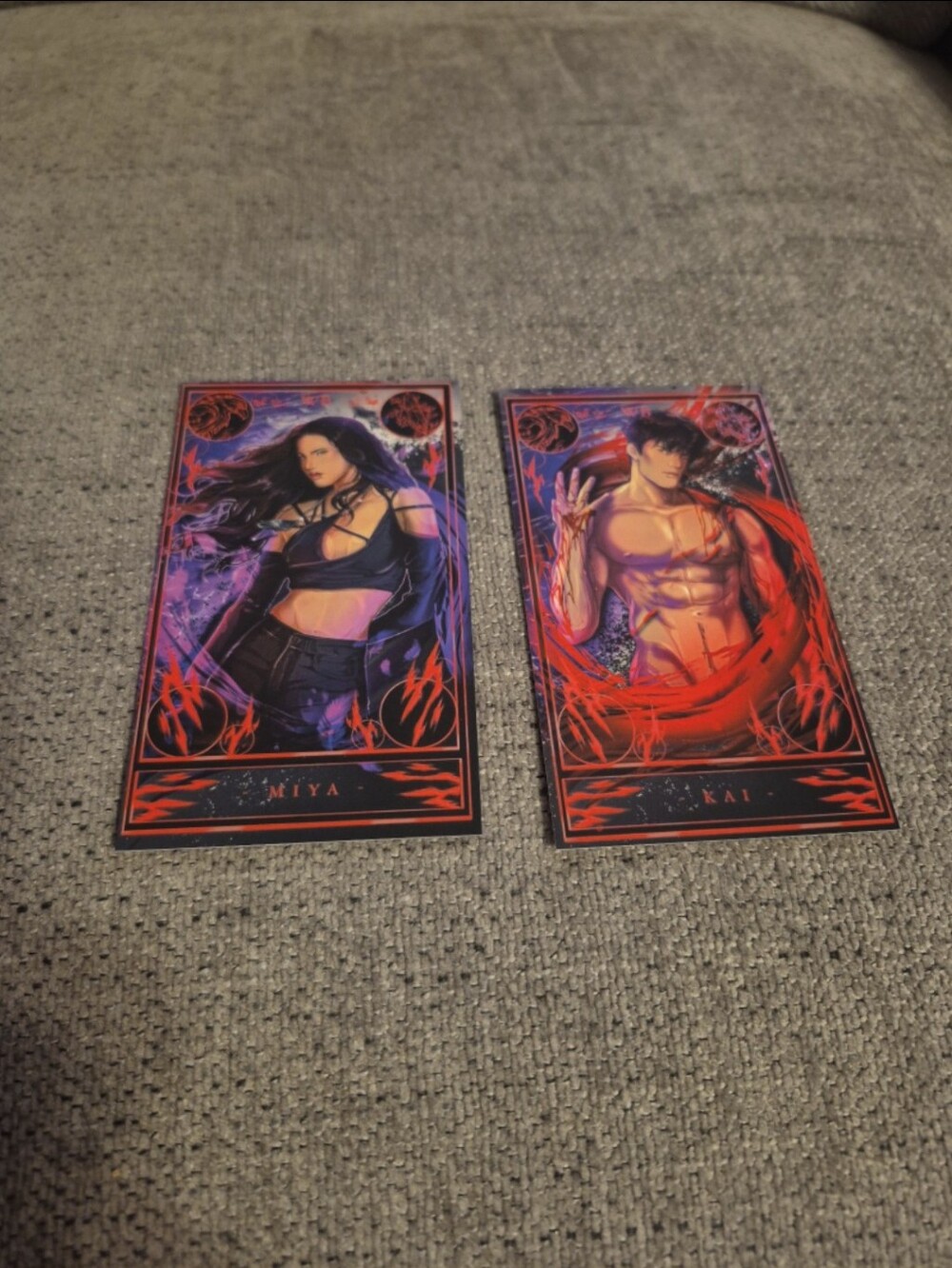 Jemlin C PGP Wildblood Miya & Kai Tarot Cards